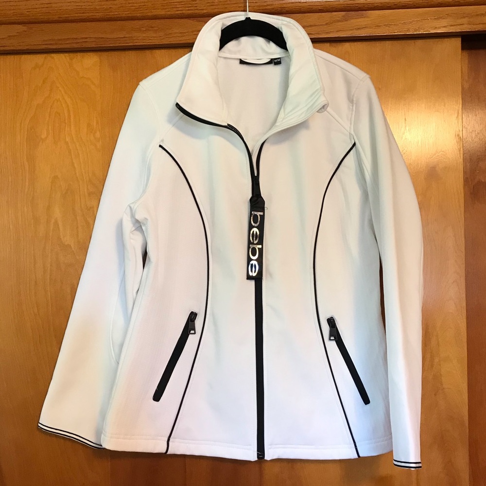 bebe Sport White Jacket - Picture 2 of 6